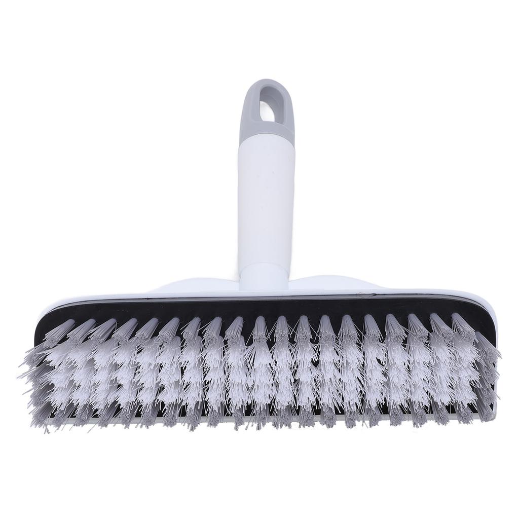 2 In 1 Floor Brush Stiff Bristle Scrubber Water Scraper Portable Scrub Brush for Bathroom Kitchen