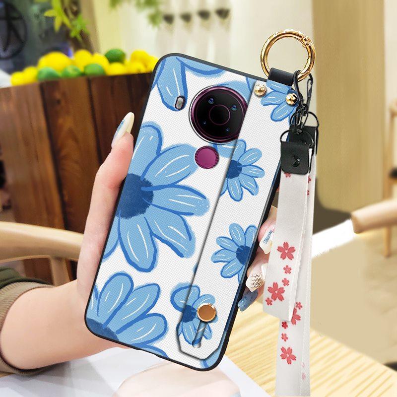 Anti-dust Wristband Phone Case For Nokia 5.4 Lanyard Protective Dirt-resistant Ring Phone Holder Waterproof Durable