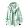 Womens 3-in-1 Waterproof Windproof Hiking Jacket With Removable Fleece Liner Outdoor Mountaineering Lightweight