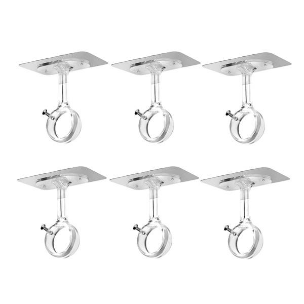 Самоклеящиеся крючки и кронштейны для потолочного карниза без сверления