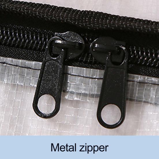 Large Quilt Storage Bag Clear Storage Bin With Lid Reinforced Handles Waterproof