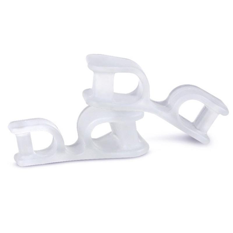 Fashion Thumb Valving Toe Separator Foot Finger Protector Orthotics Pedicure Care Tool