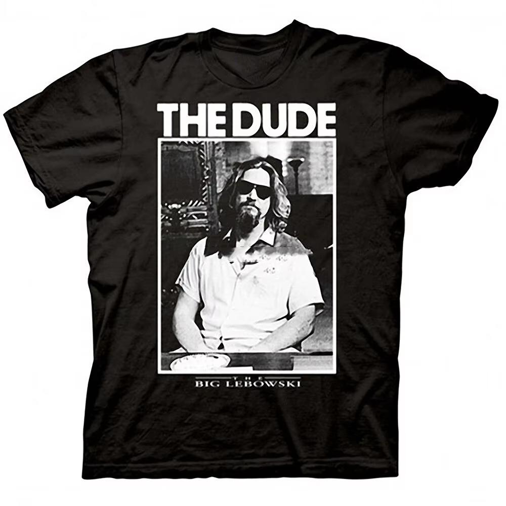2026 New Big Lebowski The Dude Graphic Tshirts Black Tv Man Breathable Streetwear Tshirt Women Casual Shortsleev