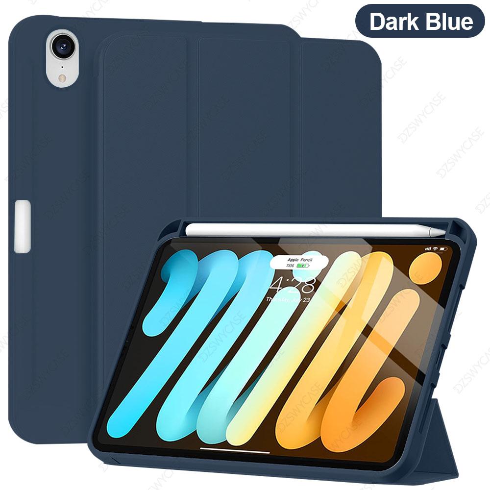 Чехол для iPad Mini 7 A17 Pro, чехол для iPad Mini 6 с держателем для карандаша, обложка для iPad Mini 7-го/6-го поколения 8,3 дюйма