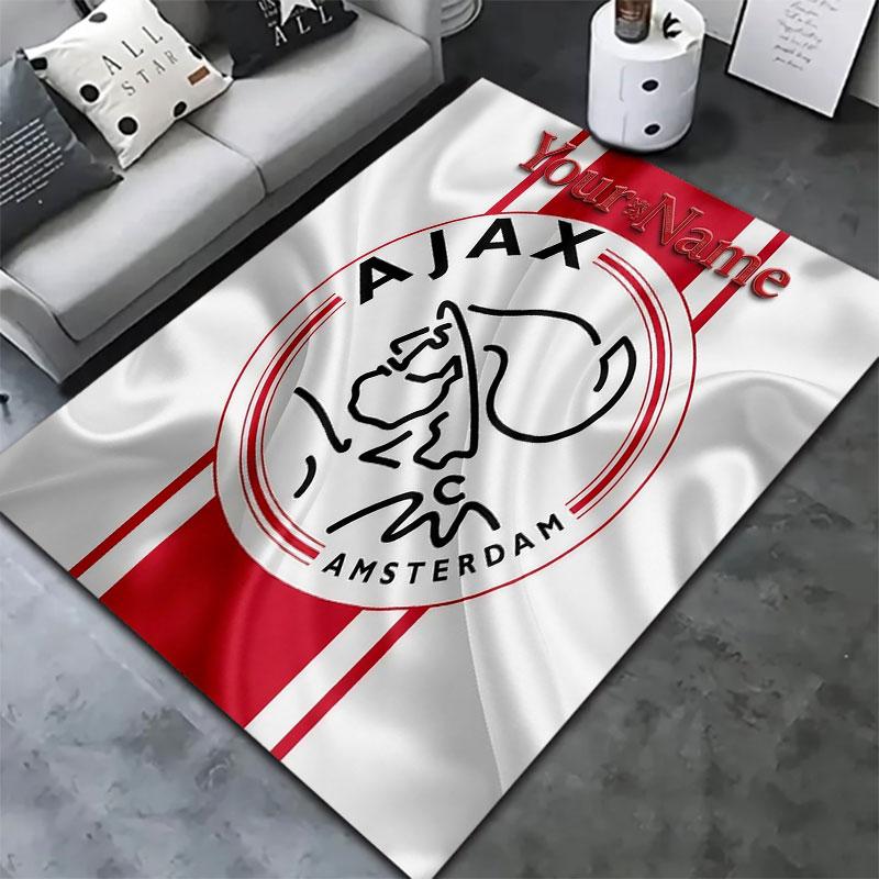AFC Ajax Custom Name Carpet Rug for Living Room Bedroom Home Sofa Decoration,Kids play Non-slip Floor Mat