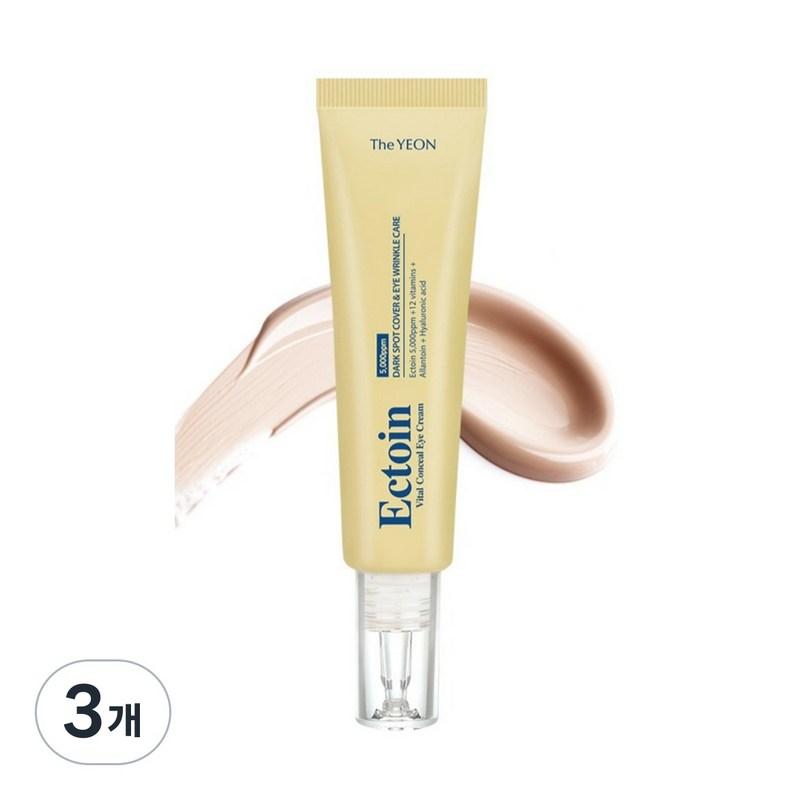 The Yeon Ectoin Conceal Eye Cream Bare Face Cream, 20ml, 3 pcs