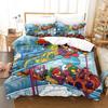 3D Print Super Zings Bedding Set Boys Girls Twin Queen King Size Duvet Cover Pillowcase Bed Boys Adult Home Textileextile