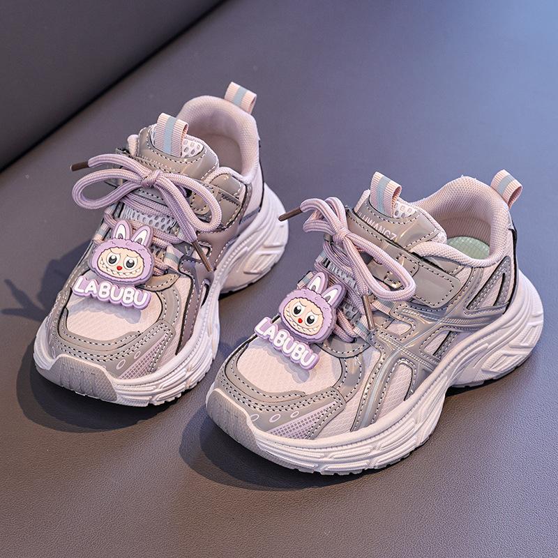 Модная спортивная обувь для девочек Детские кроссовки для бега Мужские сетчатые кроссовки Дышащая повседневная обувь