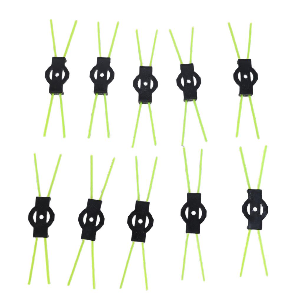 10pcs High Durability Simple Grass Rope Trimmer Line Suitable For Lawn Mowers Wear Resistant Garden And Park Maintenance
