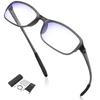 GOKEI Magnifying Loupe Blue Light Loupe Magnifying Looks For Detailed Magnifying Gray Glasses-type Loupe, Glass, [1.8x Cut] Glasses, Glasses,