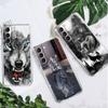 Wolf Dog Cat Bird Lion Tiger Animal Clear Case For Samsung Galaxy S22 S20 FE S21 S10 S9 Plus Note 20 Ultra 10 Lite Phone Shell