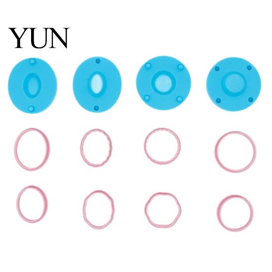 Handmade Earring Tool Set 12Pcs Mini Plate Clay Molds, Molds with Positioning Base, Multi?Shape Resin Casting Accessories Cutters for DIY