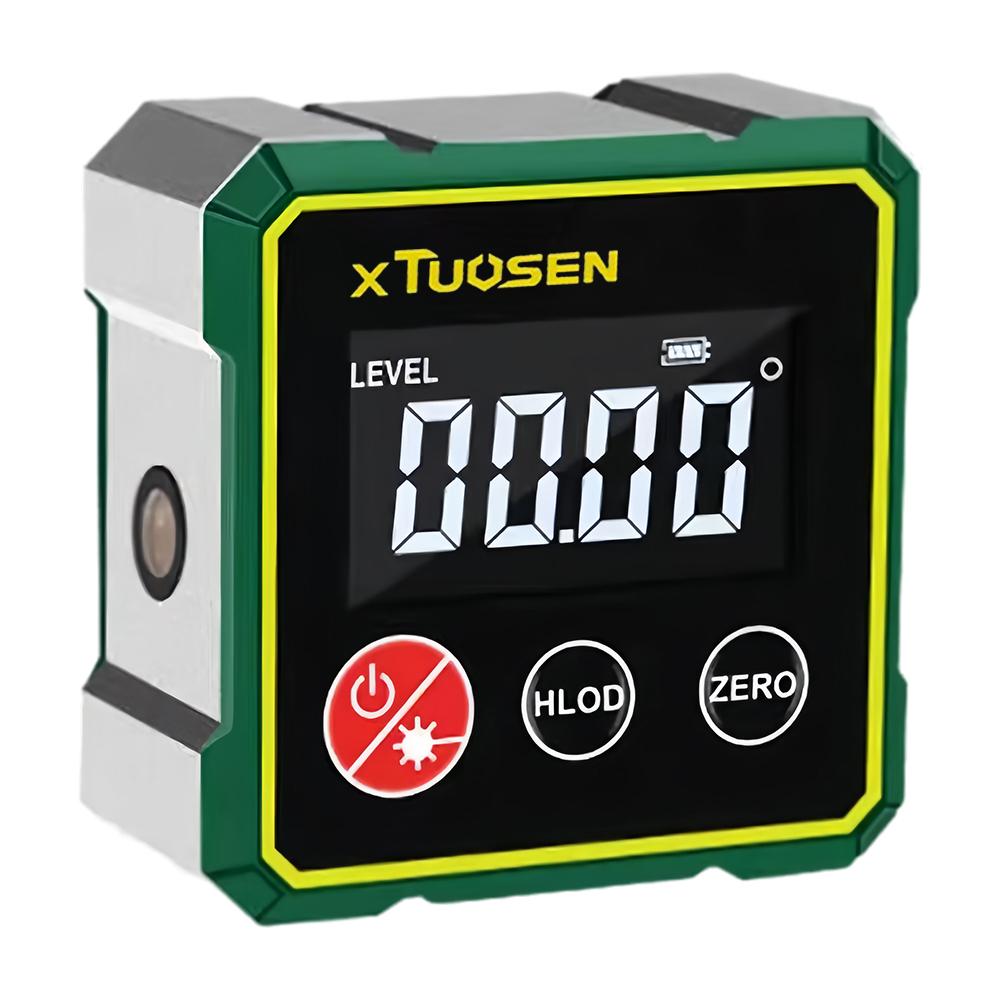 Magnetic Angle Finder with LCD Backlight Level Angle Gauge Level Angle Measurement Tool for Woodworking Table Saw Metalworking