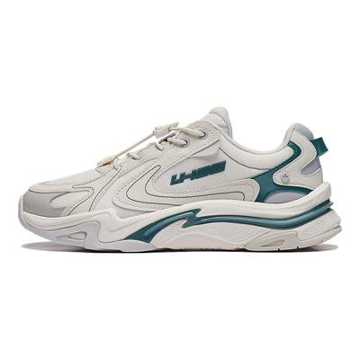 Li Ning Kids Yun Chuan V2 синтетическая кожа удобные амортизирующие прочные низкие повседневные туфли детские повседневные туфли белого цвета YKCT144-7