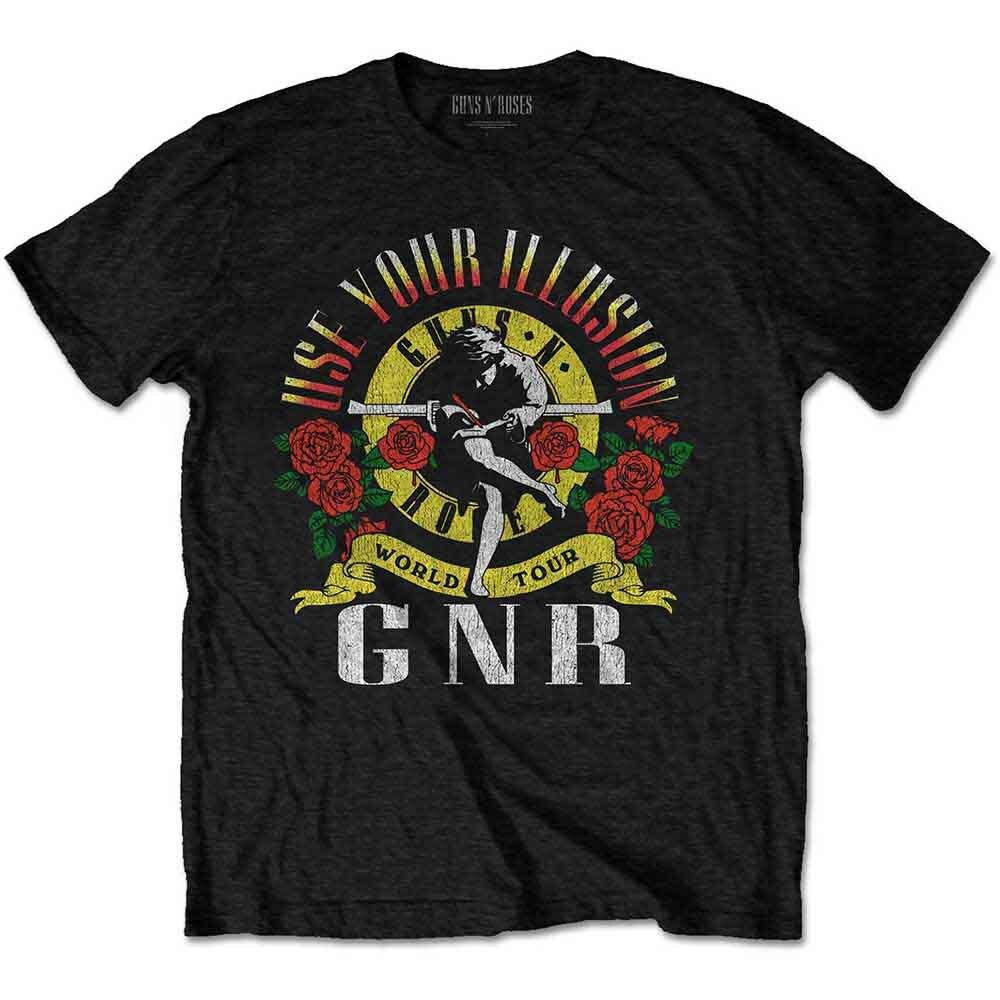 Guns N Roses Unisex Tshirt Uyi World Tour (Xlarge)