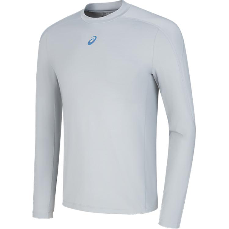 Asics Футболки Мужские Серые С Круглым Вырезом Умеренные 2011D321-020