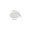 Relief Texture Ceramic Straight Edge Plate Restaurant Steak Plate Serving Plate Dessert Dim Sum Plates Specialty Tableware