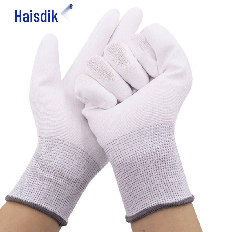 Рабочие перчатки Haistick из нейлона с полиуретановым покрытием