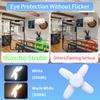 28W Fan Shape LED Bulb E27 LED Lamp Foldable 220V 110V Light Bulbs For Home Living Room Warehouse Garage Ceiling Light KTY