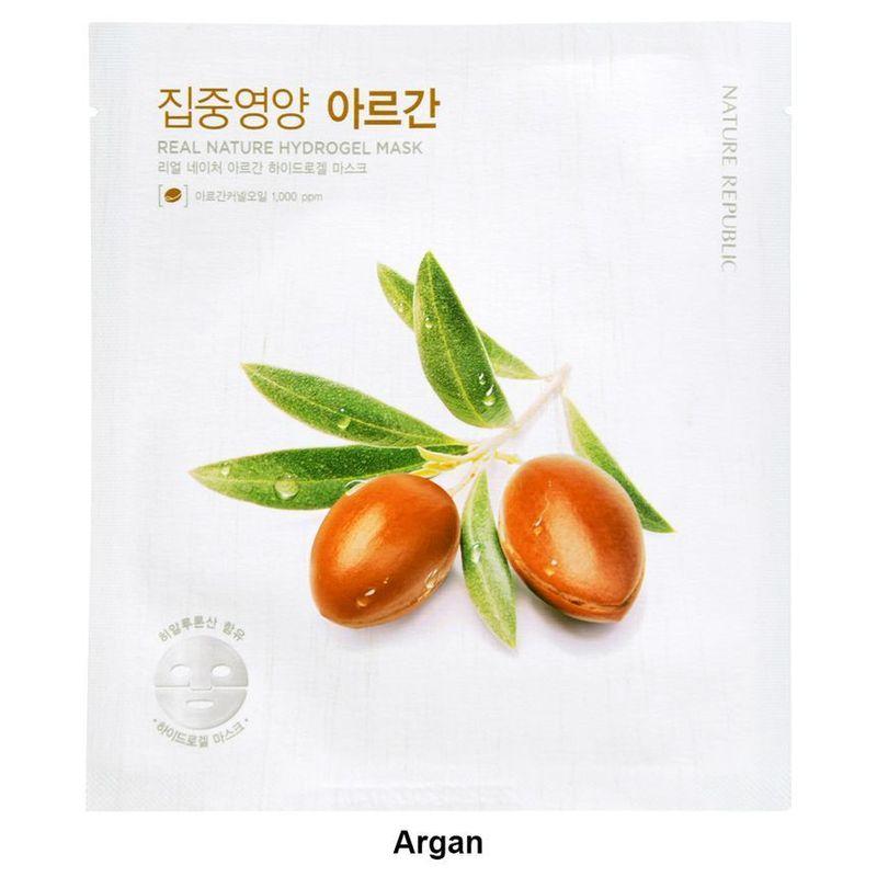 Nature Republic Гидрогелевая маска Real Nature - 10 видов