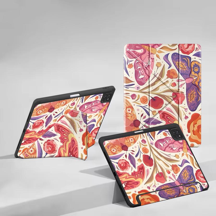 Чехол-подставка для планшета iPad Pro 2025 Mini 6 7 Pro 11-го 10-го 9-го 8-го 7-го 12,9 дюйма Air 4 5 M3 M2 1 2 M4 11 дюймов Мультяшный