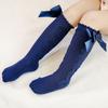 Детские носки, милые носки с бантом в стиле Лолиты, белые носки для новорожденных девочек и мальчиков