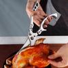 Stainless Steel Boning Knife Meat Cleaver Sharp Chicken Bone Scissors for Grilling and Cooking