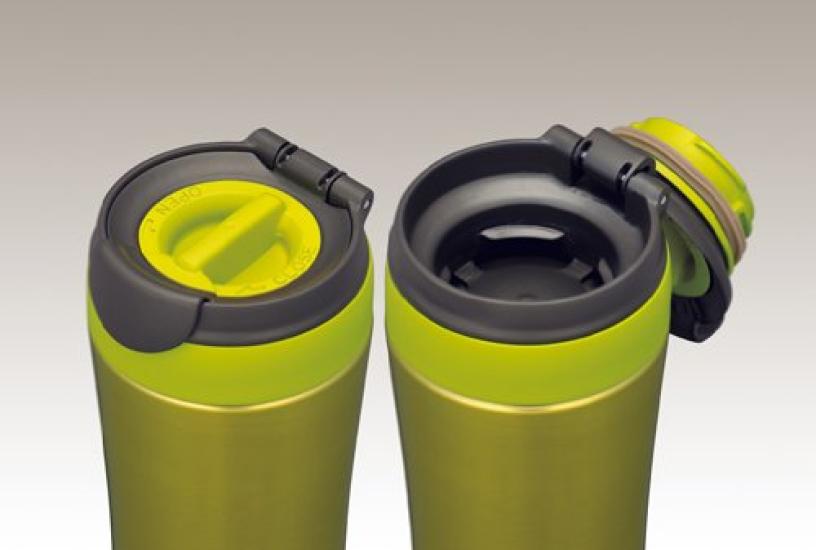 THERMOS Vacuum Insulated Portable Lime LMG Tumbler, 0.4L, Green, JND-400