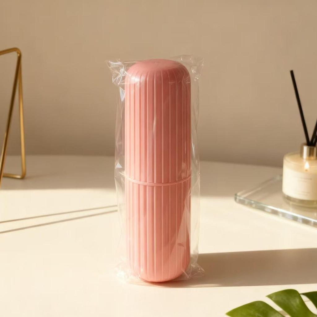 Портативный держатель для зубной щетки и стакана для полоскания рта для путешествий