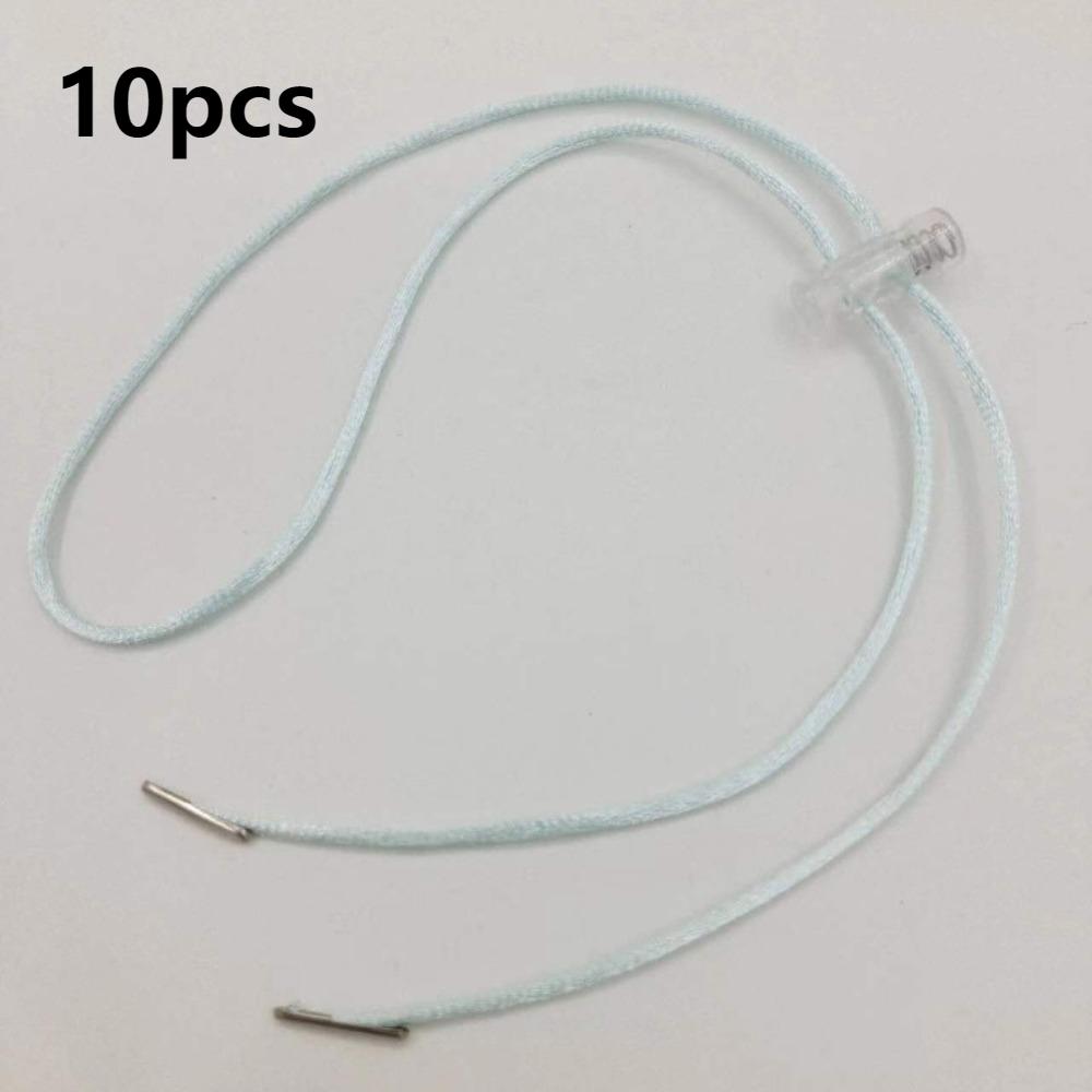 10pcs Anti-lost Hat Chin Cord Straps Adjustable Hat Retainer Sun Hat Lanyard Straw Hat