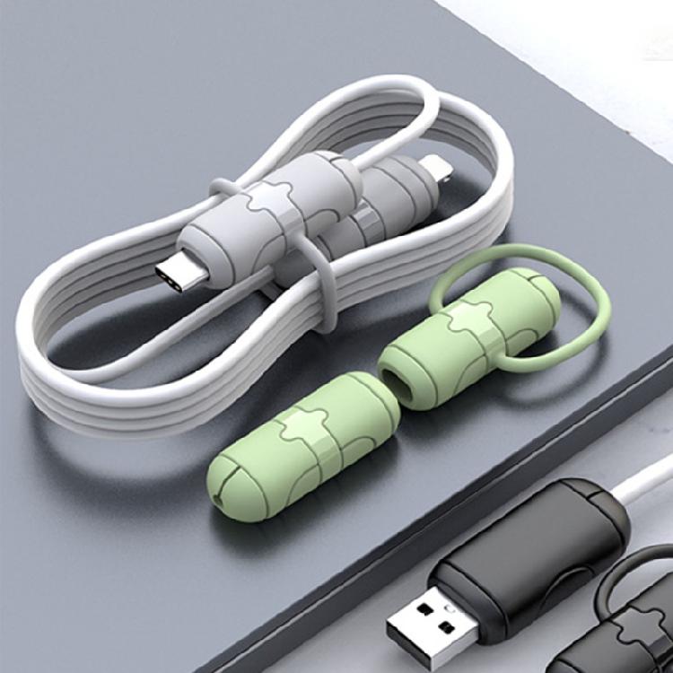 1 шт. Защита для кабеля Мягкий силиконовый чехол для телефона Защита USB-кабеля для зарядки