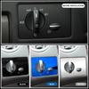 Для Ford Focus 2 MK2 2005 - 2011 LHD Накладка на панель переключателя фар Наклейка Ручка регулировки передней фары Отделка Аксессуары для интерьера