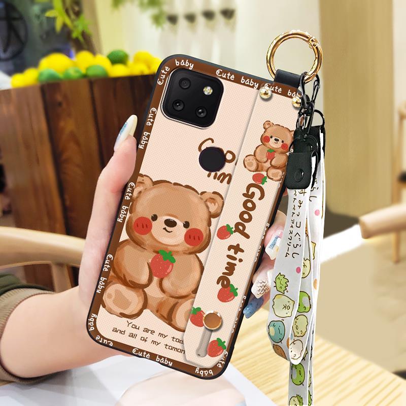 Protective Fashion Design Phone Case For TCL T-Mobile Revvl 5G Durable Waterproof Lanyard Soft case Anti-knock Wristband