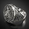 Sace Gems Copper Alloy Wedding Engagement Mans Ring Jewelry Gift