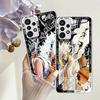 Прозрачный чехол-бампер One Piece Крутой Луффи для Samsung Galaxy A32 A50 A21s A12 A72 A31 A52 A51 A16 A17 A71 A52s