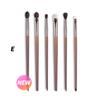 Shadow Makeup Brush Set Natural Highlight Brush Blending Set, Black 6pcs3goathair, 5) 6pcs3goathair