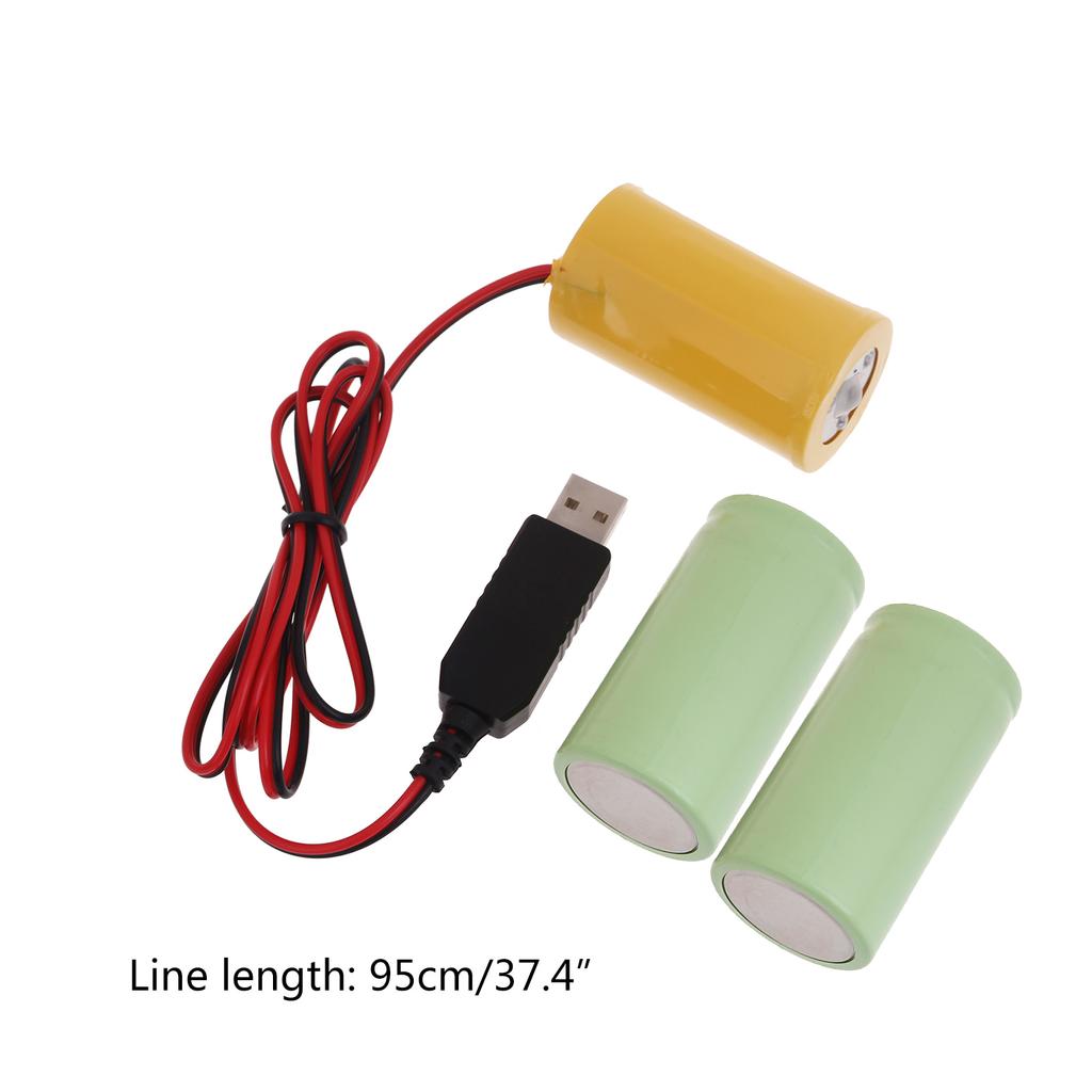 USB-адаптер-элиминатор для батарей LR20 (тип D) 4,5 В, удлинитель шнура питания, продлевает срок службы для гаджетов-часов, многоразовый и простой в использовании