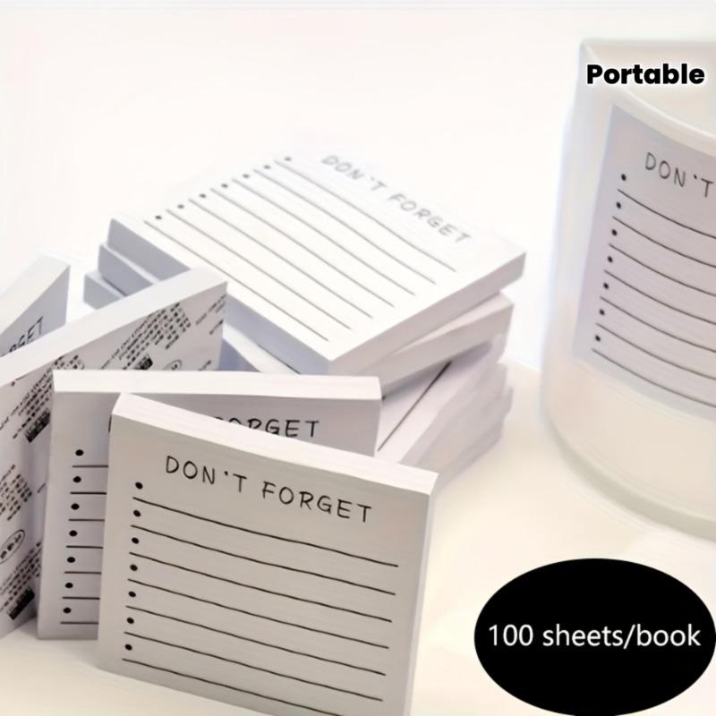 100 Self-adhesive sticky notes