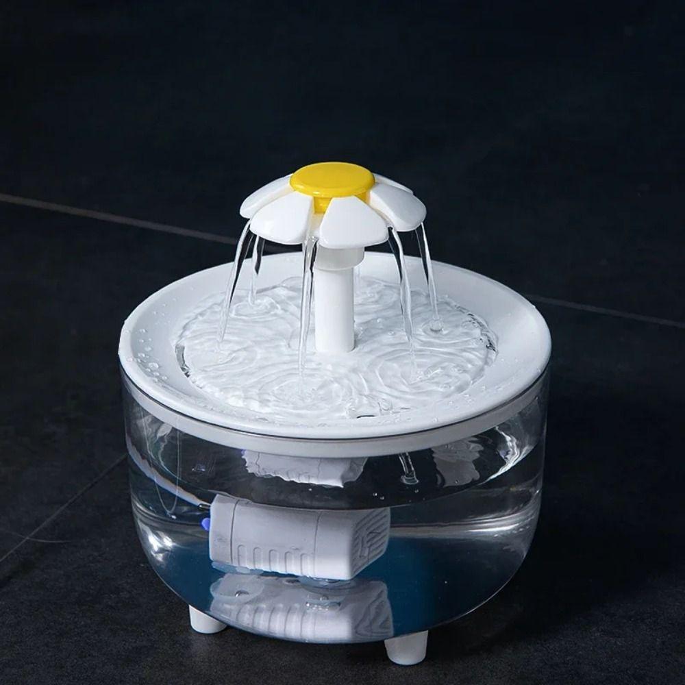 Transparent Automatic Cat Water Fountain Electric Pet Drinking Fountain  Pets Home Alone