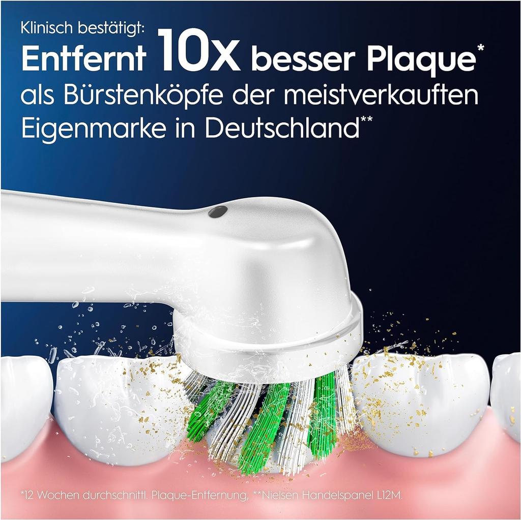 Коричневая электрическая зубная щетка сменная щетка PRO Brush CROSS ACTION 16 шт Oral-B Multi-Action EB50RX-16 [Товар]