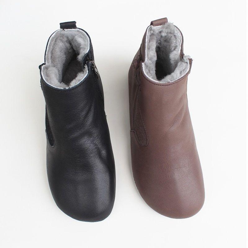 Новые зимние женские ботинки с бархатной теплой подкладкой, короткие ботинки на молнии, высокие ботинки из хлопка, уличные ботинки на мягкой подошве, нескользящие ботильоны