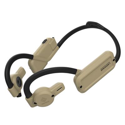 Elecom Bluetooth-наушники NESTOUT открытого типа, не затыкающие уши, цвет песочно-бежевый SPEAKER-1 LBT-NEST-SP1BE