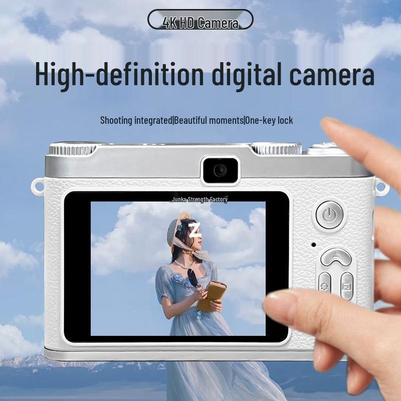 Retro HD Dual Camera for Students - Compact Digital Travel Camera