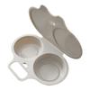 Egg Steamer Microwave Egg Cooker for Home Kitchen Dorm Office Meal Prep Food Grade PP Plastic Breakfast Mold Gray