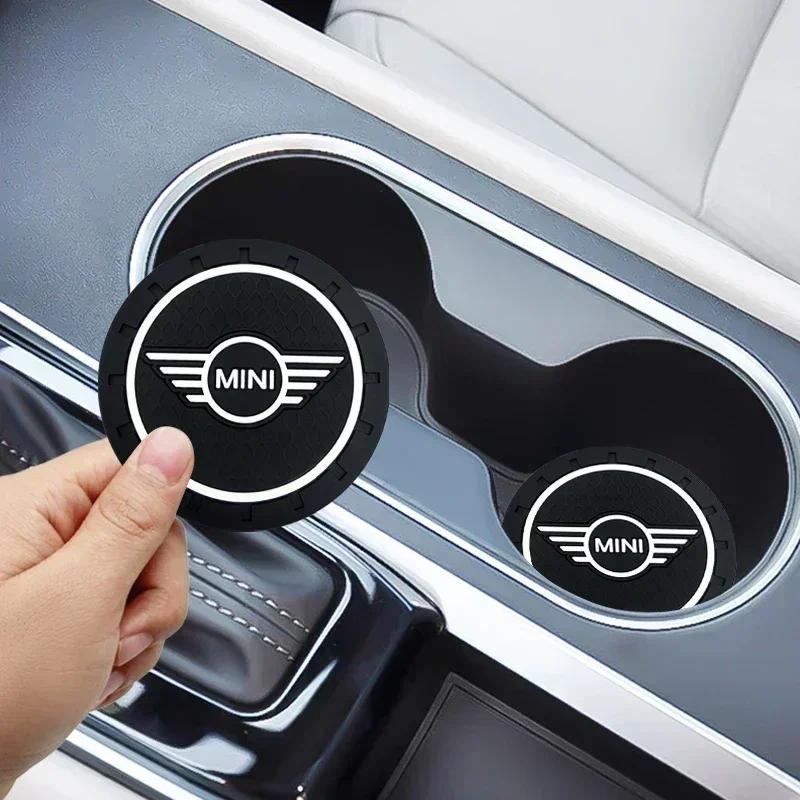 Для BMW Mini 1/2 шт. Автомобильные подставки под стакан Вода Чашка Противоскользящая силиконовая подставка Автоаксессуары для BMW Mini Cooper R56 R50 R53 F56 R60 2011 201