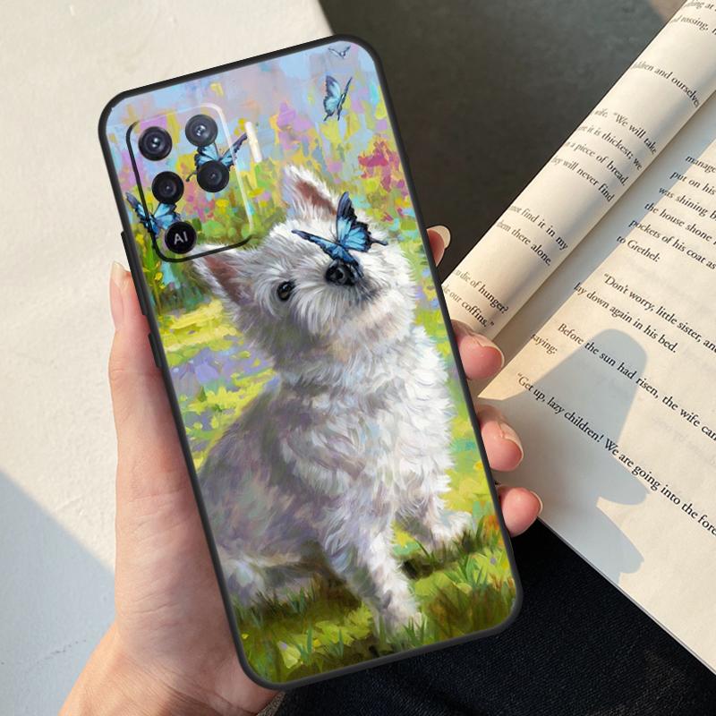 Чехол для собаки Вестхайленд Уайт Терьер Для Oppo A80 A60 A40 A78 A38 A18 A98 A58 A96 A76 A16 A94 A74 A54 A15 A17 A57 A77 A5 Pro