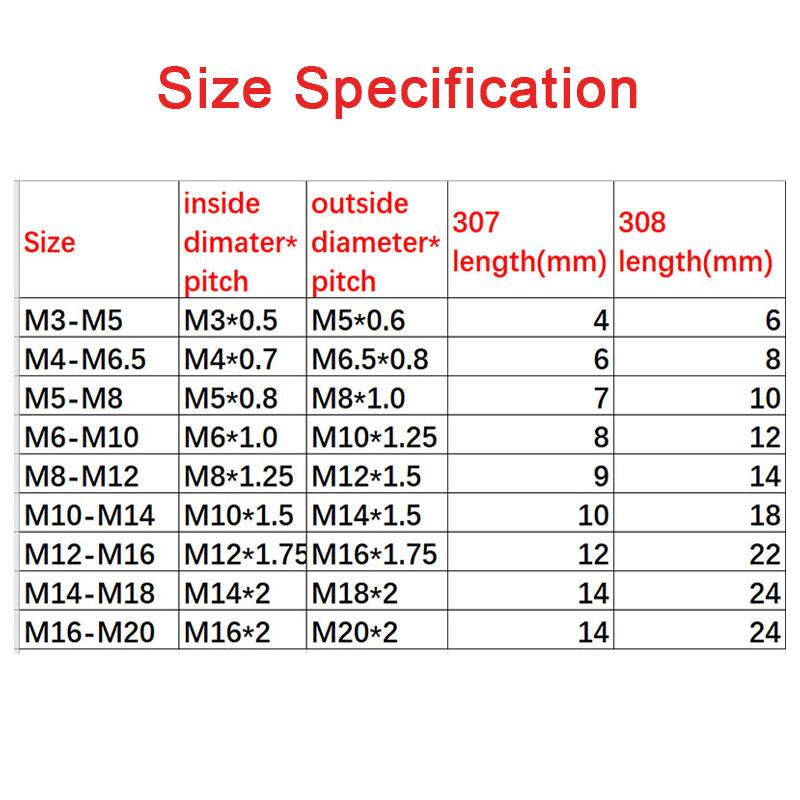2/ 10/ 20pcs Galvanized Carbon Steel/ Stainless Steel Thread Repair Triple-Hole Insert Self-tapping Bushing M3 M4 M5 M6 M8 ~M16