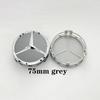 WZKGC1 For Mercedes Benz 1Pc 75mm Car Wheel Center Caps For Mercedes Benz W203 W204 W205 W212 W213 W222 W223 X253 W176 W177  C118 W166