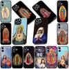 Phone Cover for Apple iPhone 17 16 14 15 Pro Max Plus 15+ 16E XR ProMax Air 16+ Casing Flexible Case Virgen de Guadalupe
