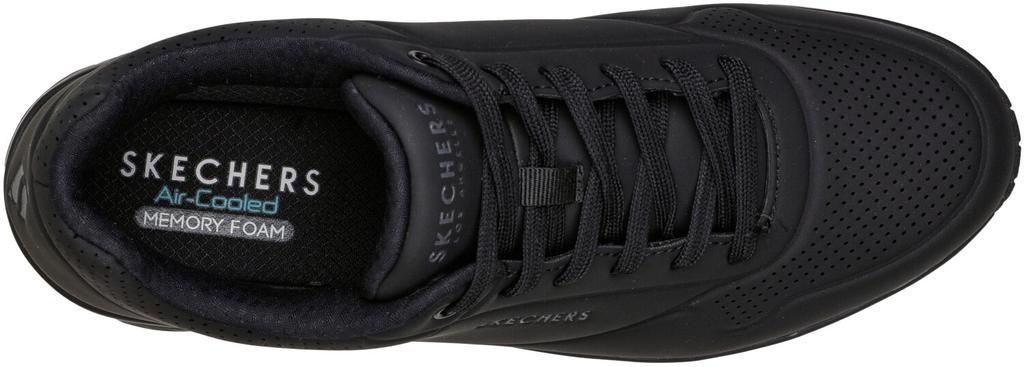 Skechers Uno - кроссовки Stand On Air (52458) черный/черный